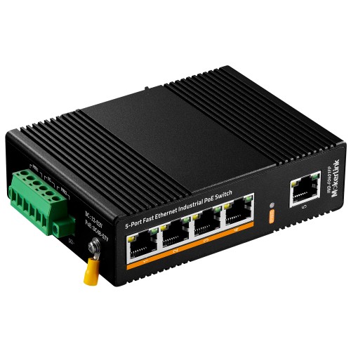 MokerLink Store - MokerLink 5 Port Gigabit Ethernet Switch, with 4-Port PoE