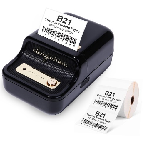 B21 Label Printer and Color Paper Set