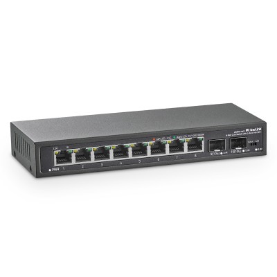 MokerLink 8 Port 2.5Gigabit Ethernet Switch with 2x10G SFP Slot, 8 x 2.5G Base-T Ports, VLAN Isolation, Metal Unmanaged Fanless Small Network Switch