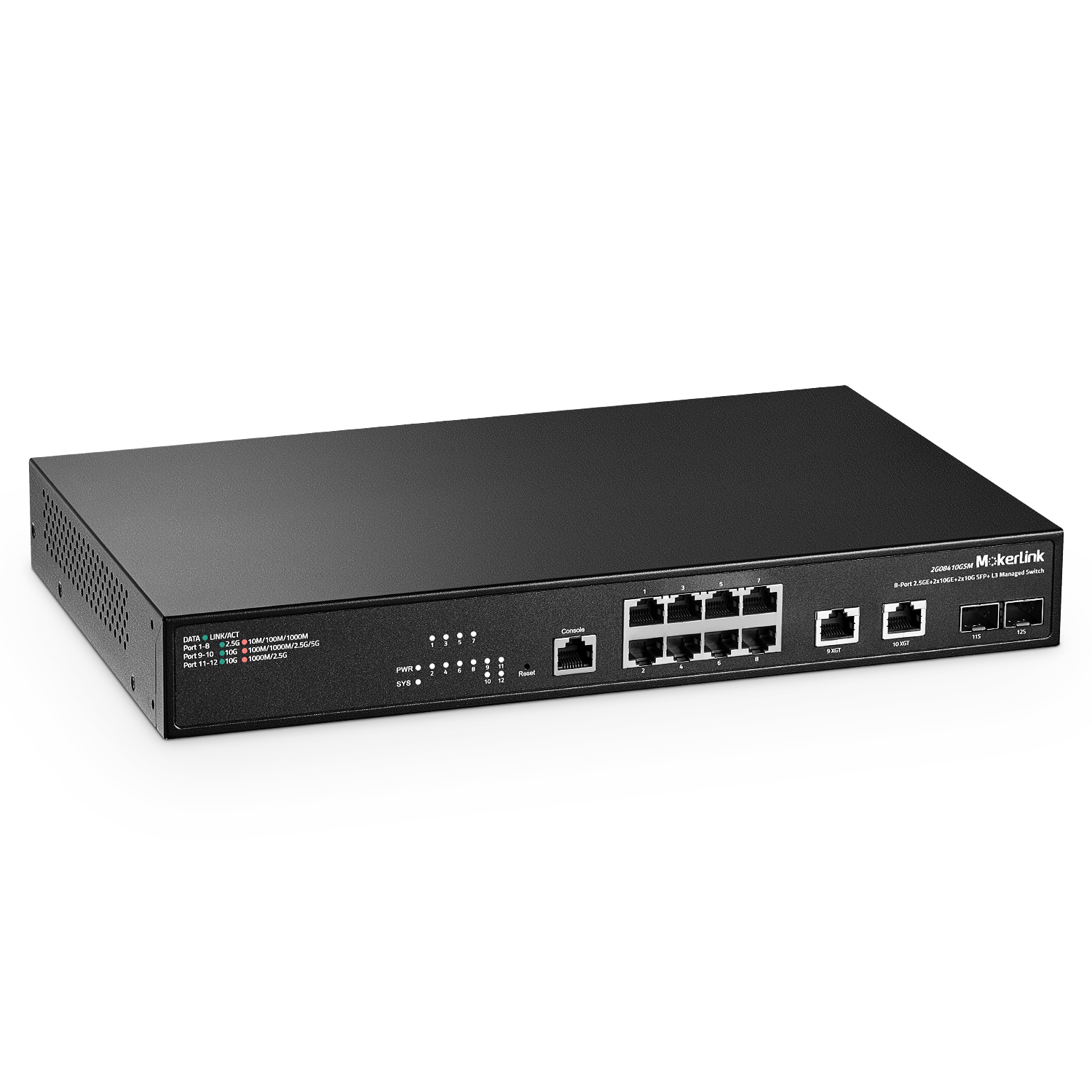 MokerLink Store - 8-Port*2.5G+2*10GE+2*10G SFP+ Managed Switch