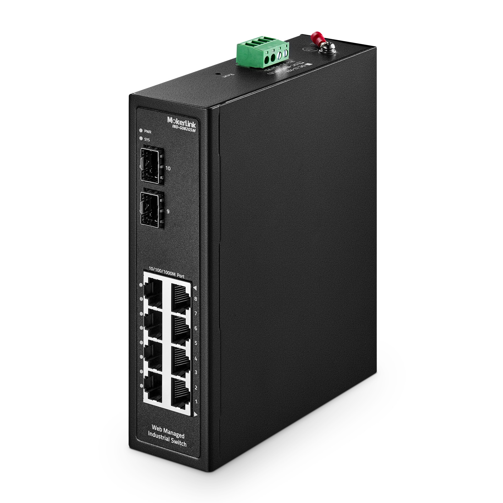 MokerLink Store - 10 Port Industrial Web Managed Switch